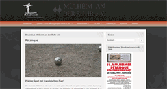 Desktop Screenshot of bouleclub-muelheim.de